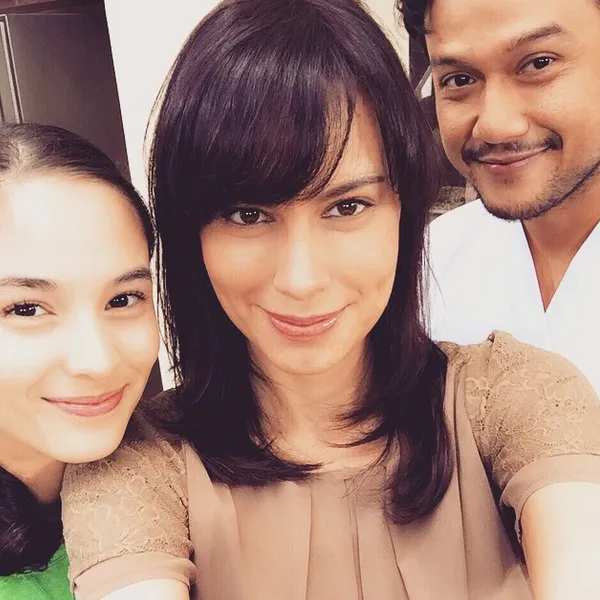Selfie Sophia Mueller bareng Dwi Sasono dan Chelsea Islan/©instagram.com/sophia_latjuba