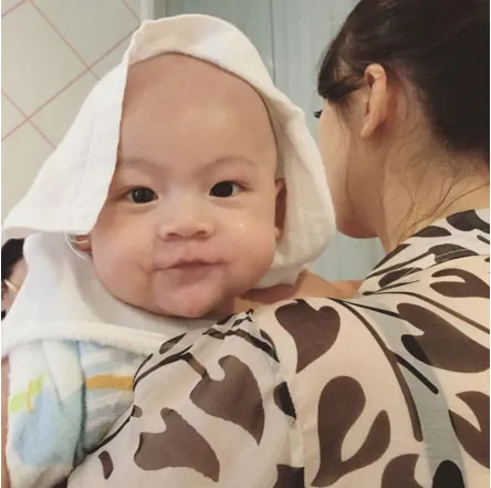 Svarga, baby Donita dan Adi Nugroho yang menggemaskan/©instagram.com/donitabhubiyy