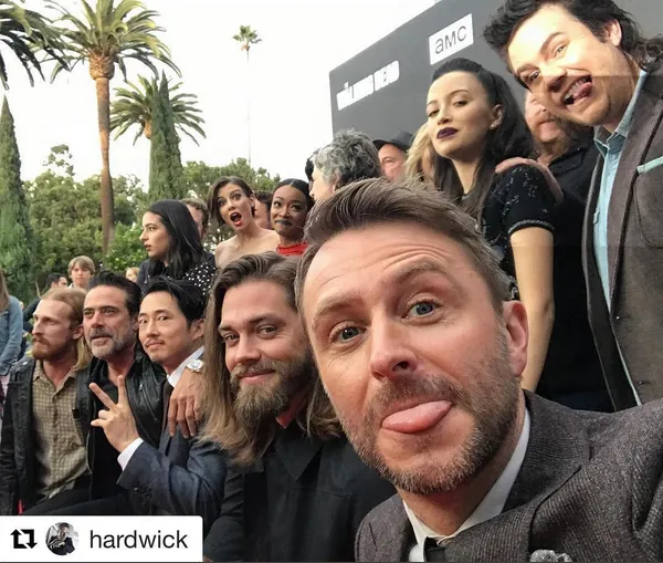 Para cast TWD berkumpul di Talking Dead/©instagram.com/amcthewalkingdead