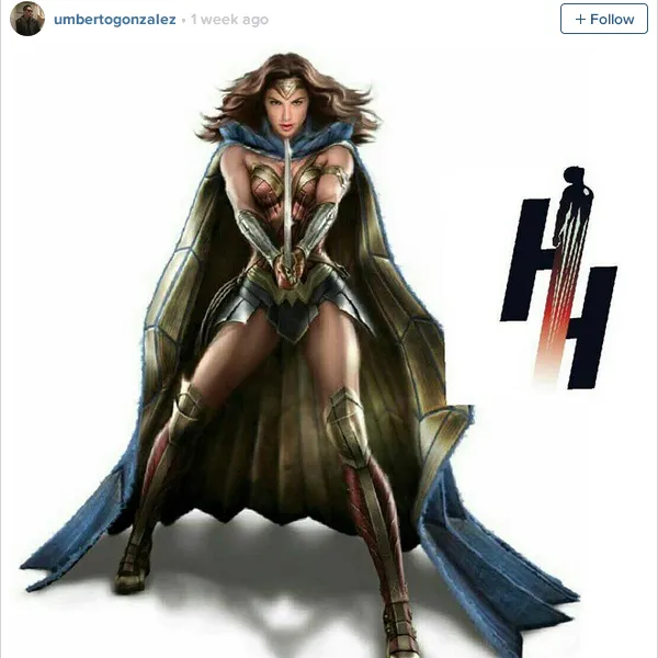 Inilah penampakan Gal Gadot ketika memakai kostum baru Wonder Woman/©instagram.com/umbertogonzales