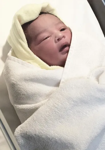 Cut Hawa yang lahir pagi ini dari rahim Shireen secara normal/©instagram.com/zaskiasungakr15