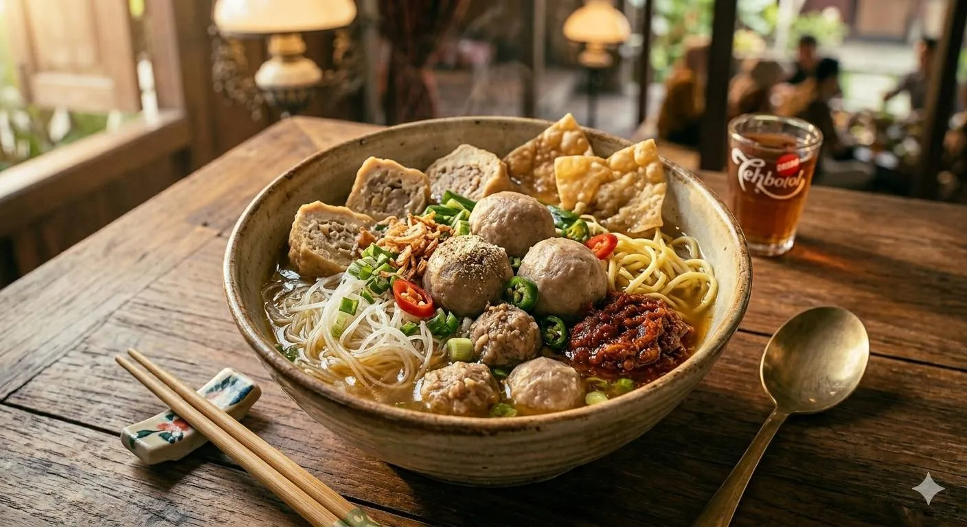 ilustrasi bakso - image by AI