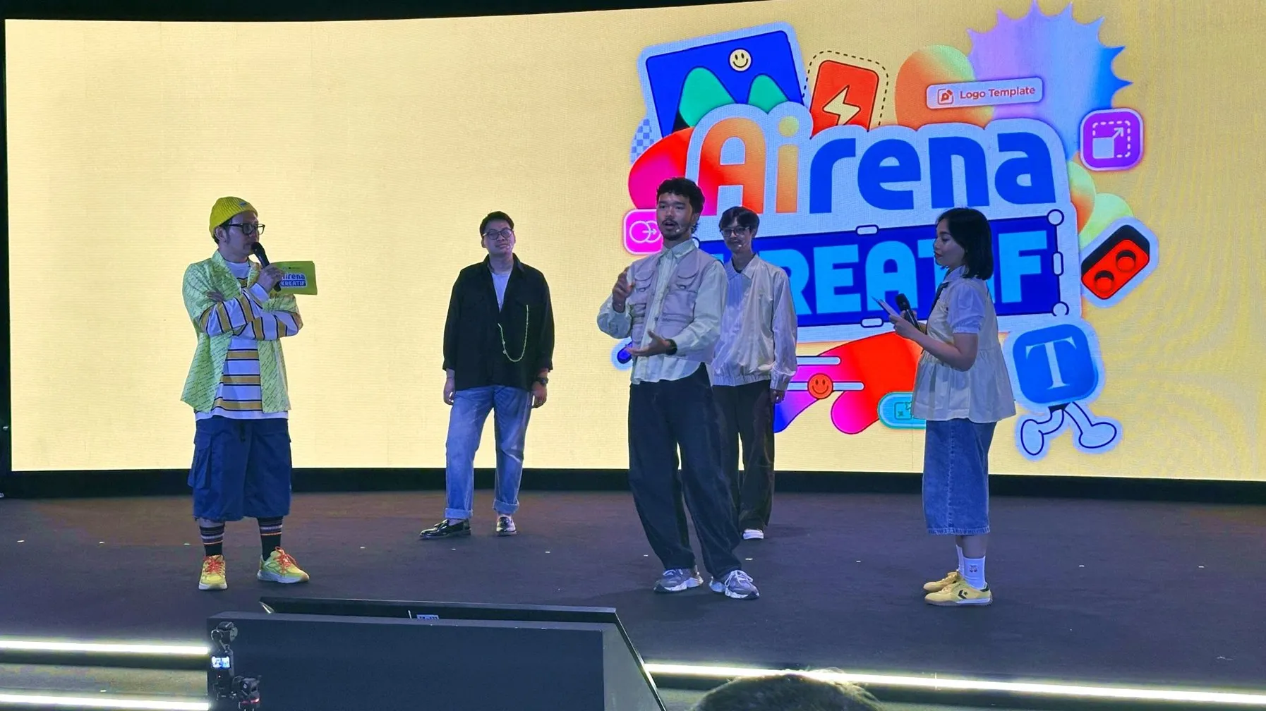 Kristo Immanuel, Andre Edfan dan Aulion dalam AIrena Kreatif. ©KapanLagi/Wuri Anggarini