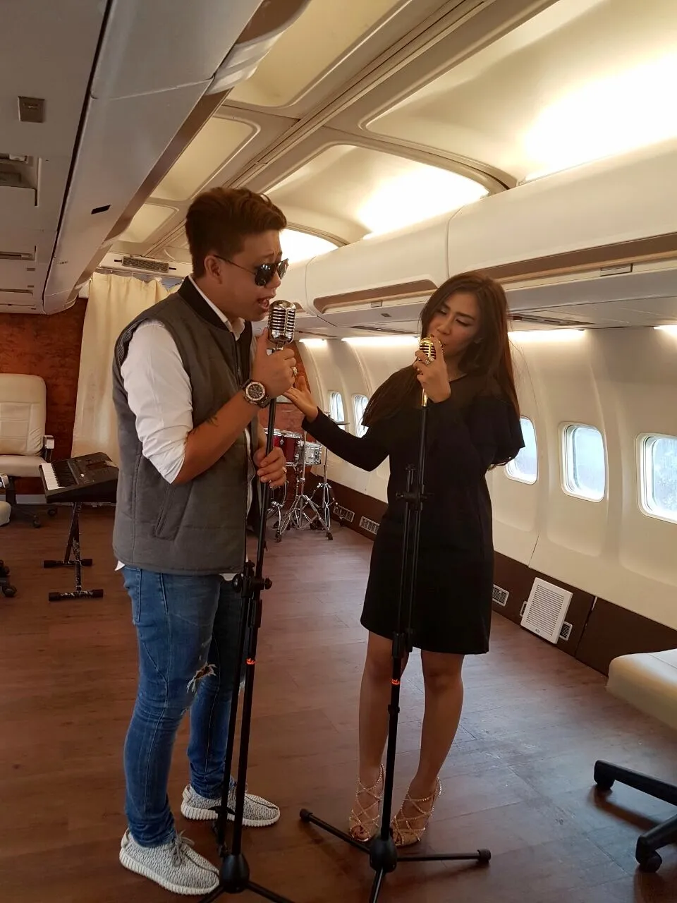 Salah satu scene syuting klip Pablo Benua dan Rey Utami © Dokumen Pribadi