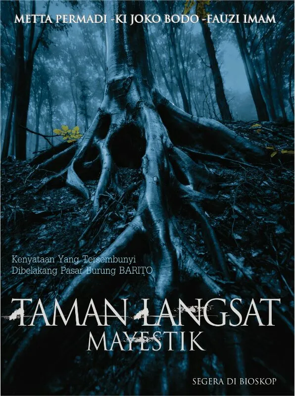 Poster film 'Taman Langsat Mayestik' yang gelap dan menyeramkan/Eka Katili®