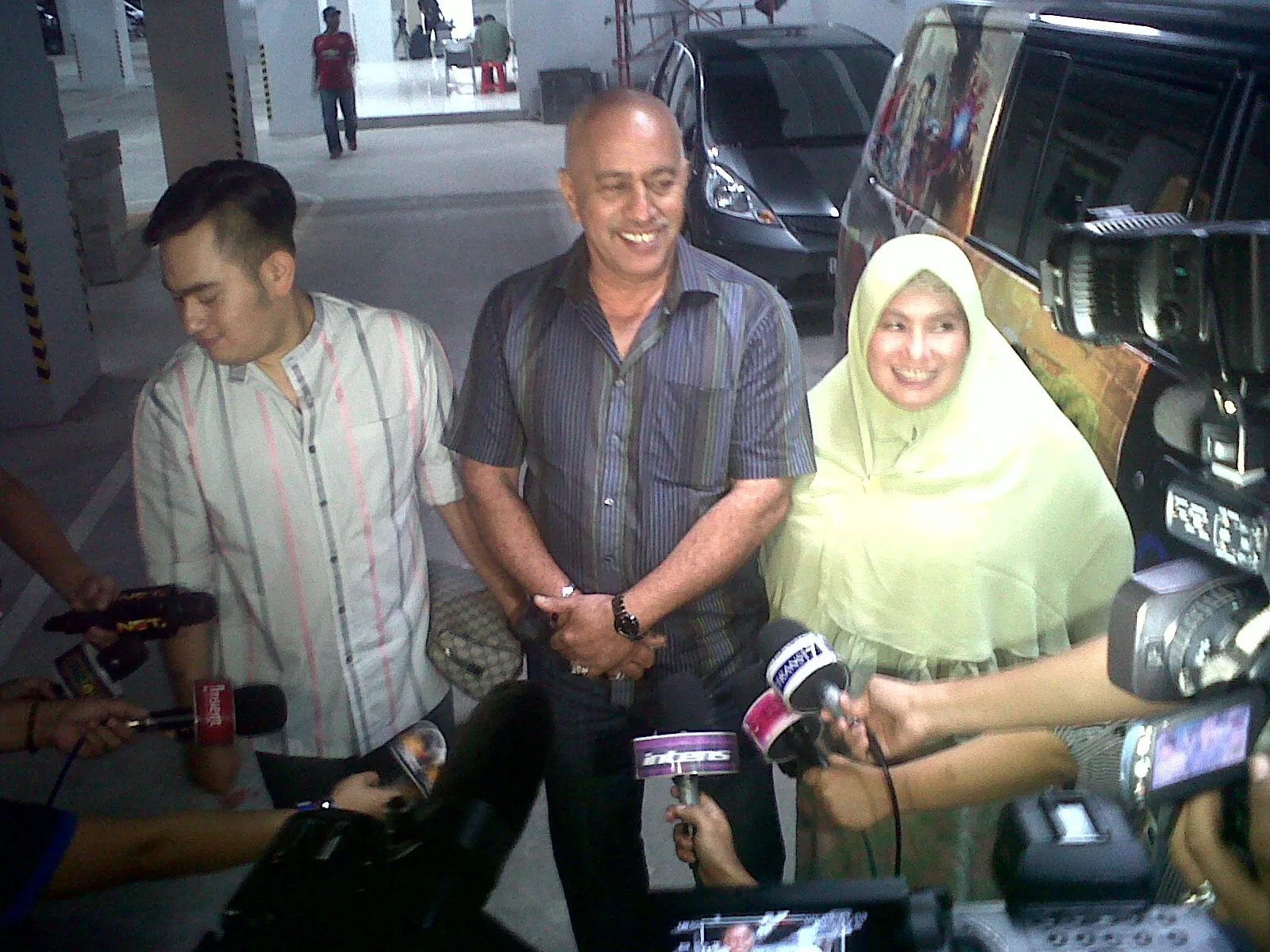 Nassar bersama kedua orang tuanya / KapanLagi® - Abbas Aditya