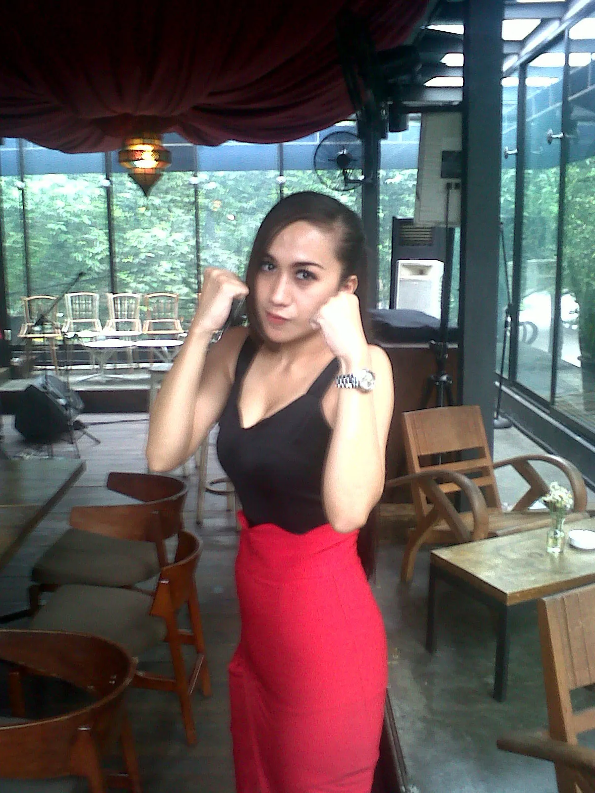 Begini gaya maskulin cewek cantik ini @ KapanLagi.com®/Abbas