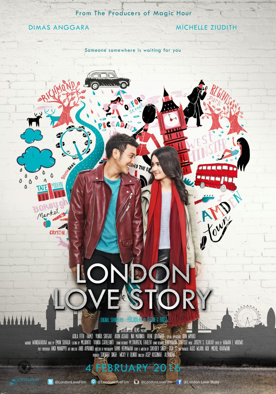 Poster resmi 'LONDON LOVE STORY' © Screenplay Films