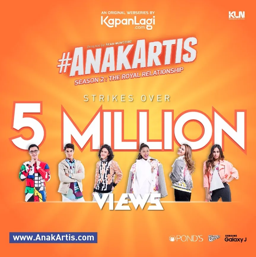 #AnakArtis2 tembus 5 juta penonton!/©KapanLagi.com®