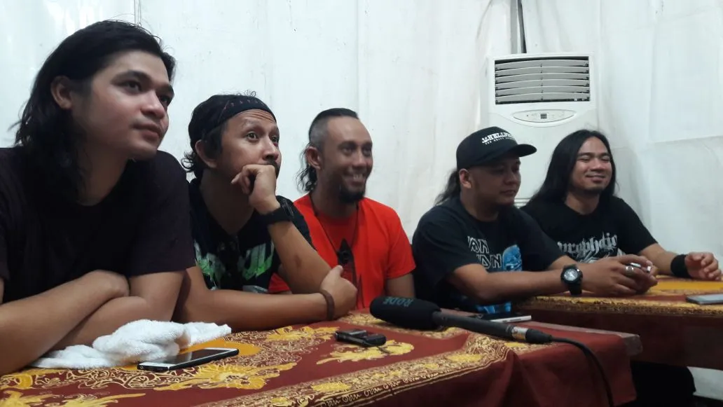 Burgerkill mengaku musikalitas mereka dipengaruhi oleh band legendaris Dream Theater. ©KapanLagi.com/Mathias Purwanto