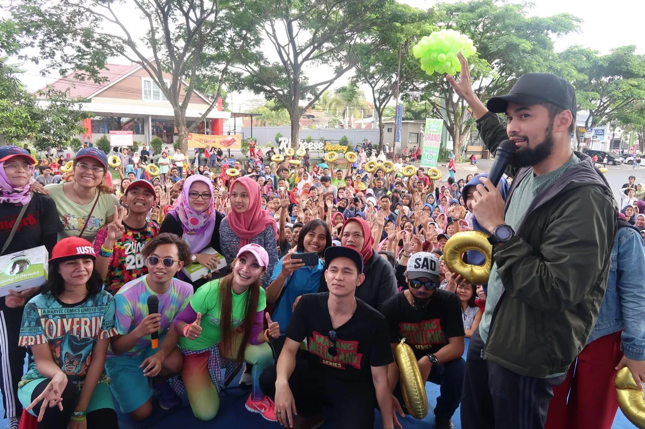 Wisnu sapa warga Malang © Dokumentasi Pribadi