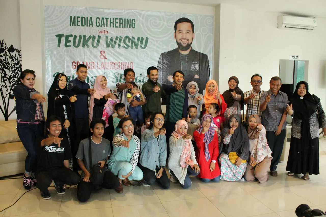 Wisnu di acara 'Meet and Greet' © Dokumentasi Pribadi