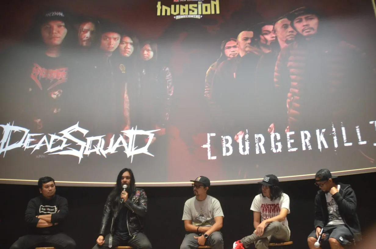 Deadsquad dan Burgerkill / Credit: KapanLagi - Fikri Alfi Rosyadi