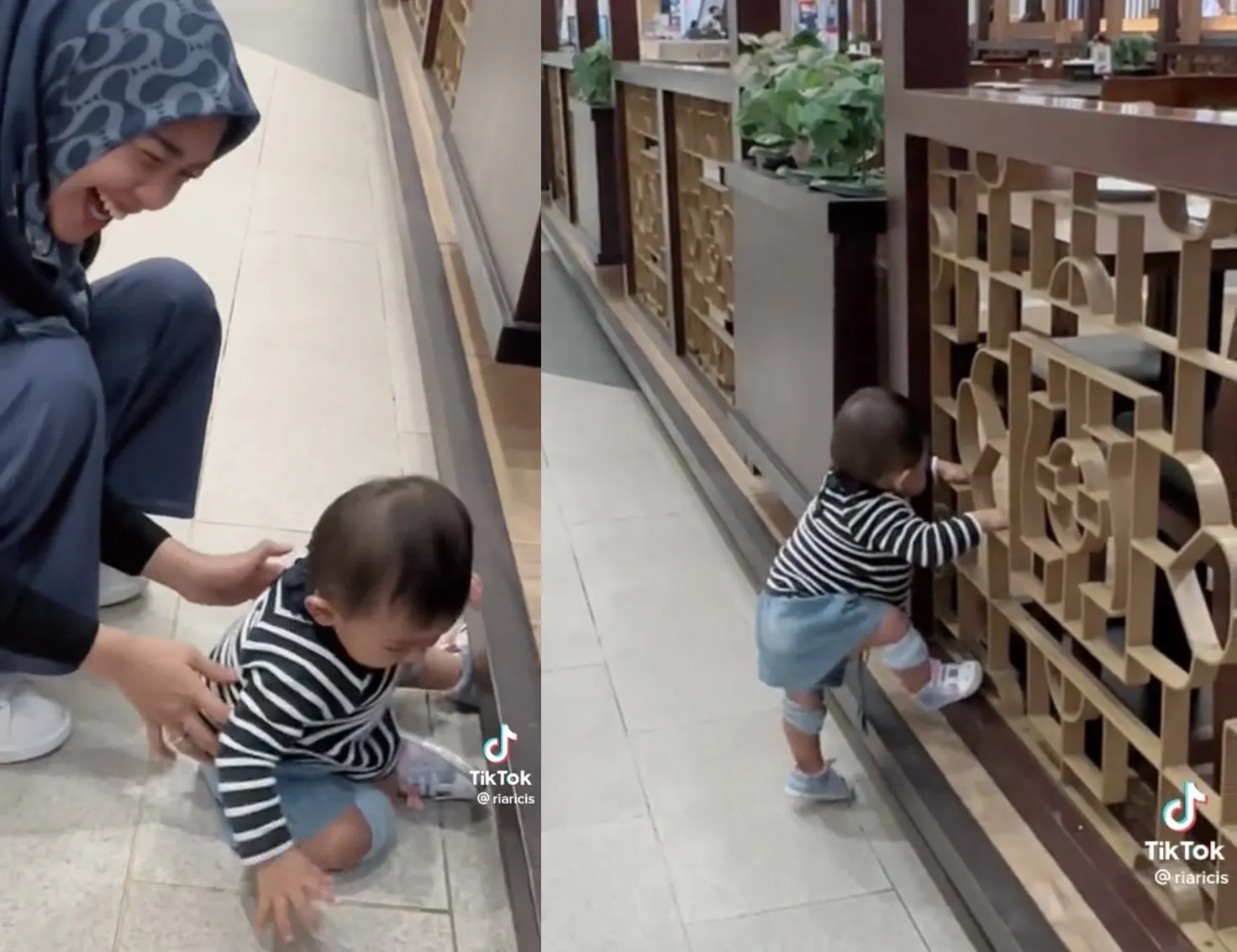 Ria Ricis sebut Moana semakin aktif. (credit: tiktok @riaricis)