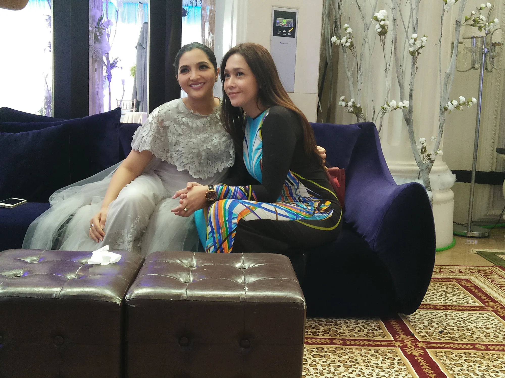 Maia ikut hadir meramaikan Baby Shower Ashanty © KapanLagi.com®/Nuzulur Rakhmah