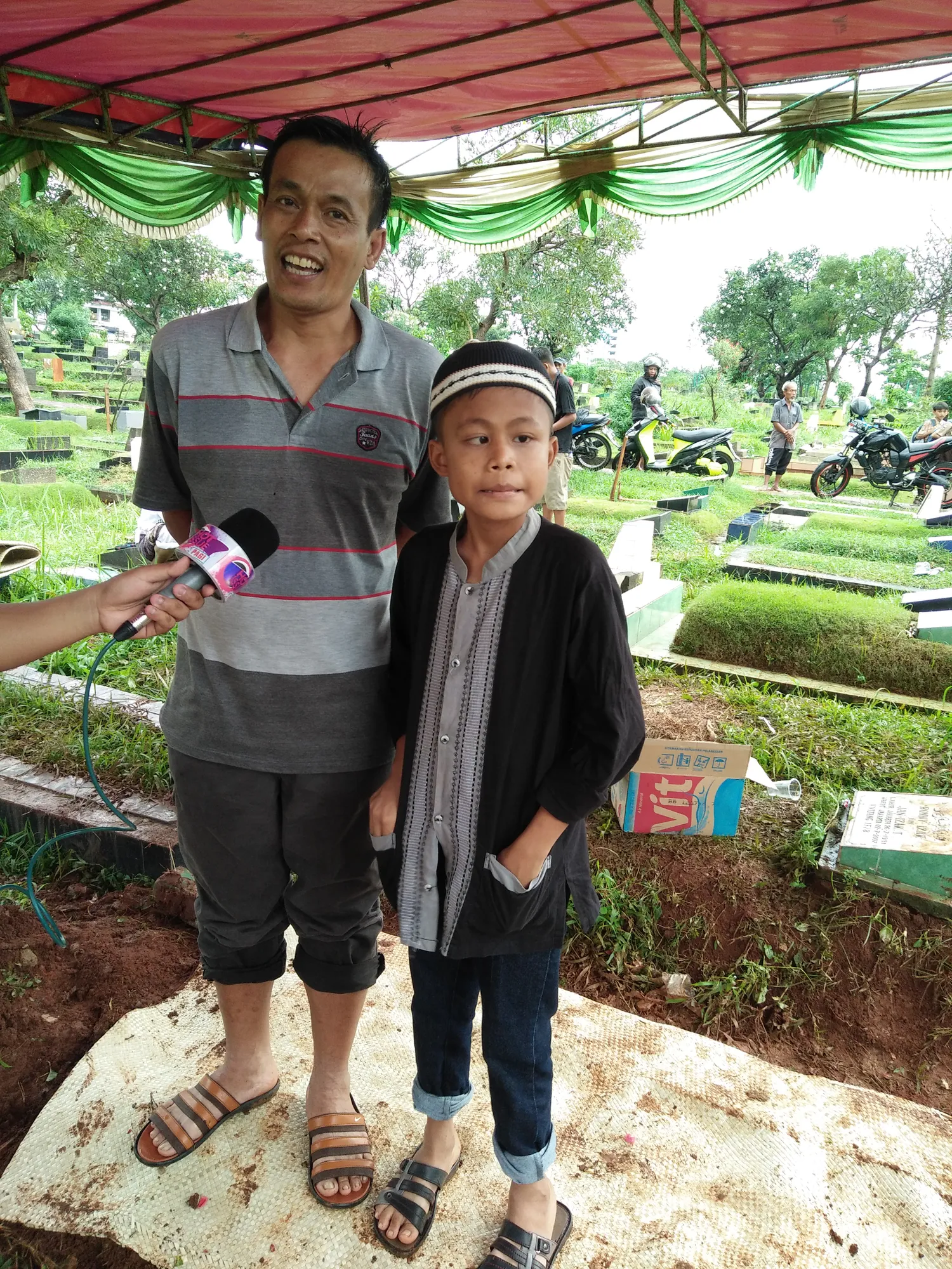 Somy Wakwaw & Ayah © Kapanlagi/Nuzulur Rakhmah