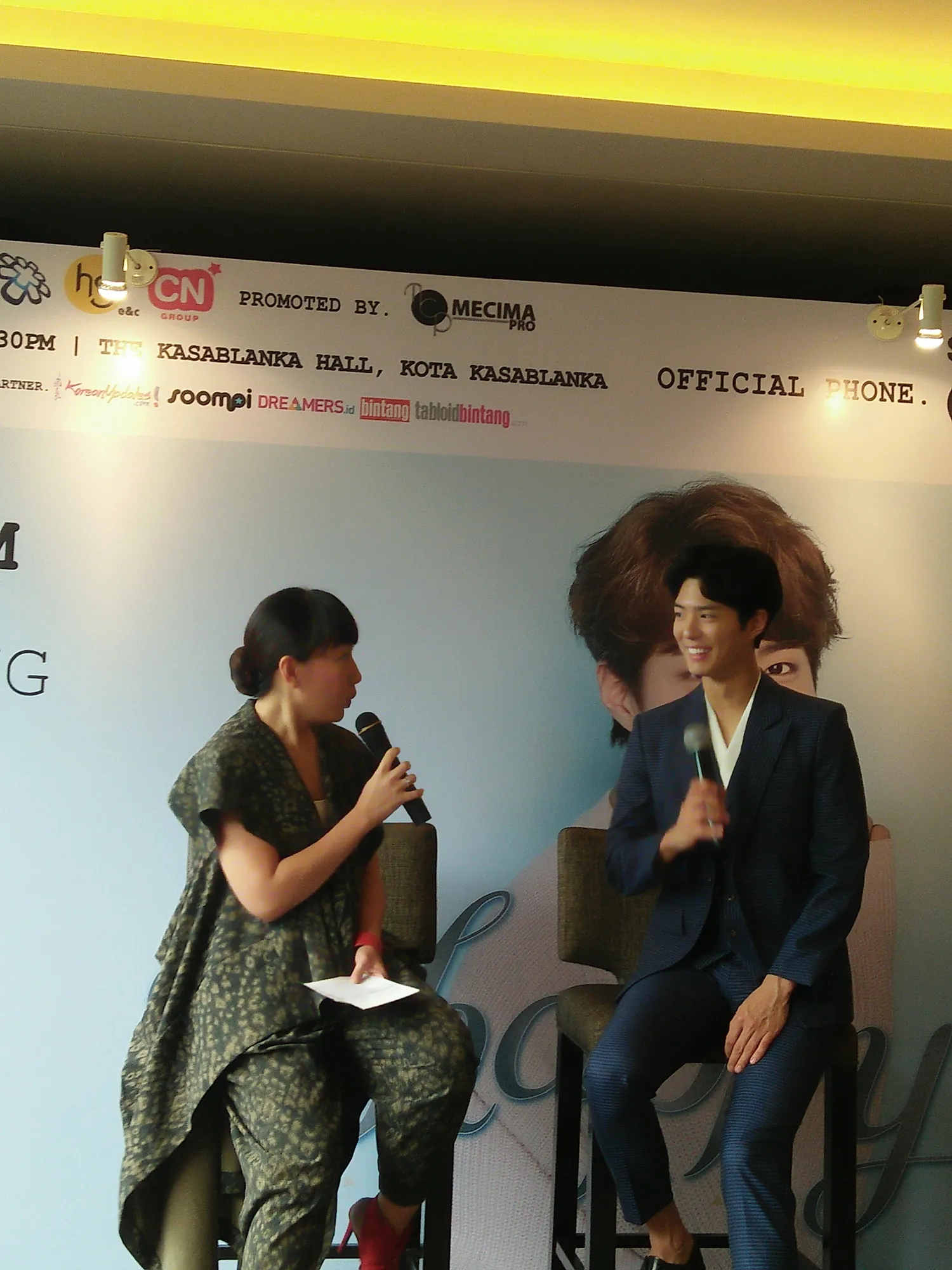Park Bo Gum sudah cicipi kuliner khas Indonesia © Kapanlagi.com®/Nuzulur Rakhmah