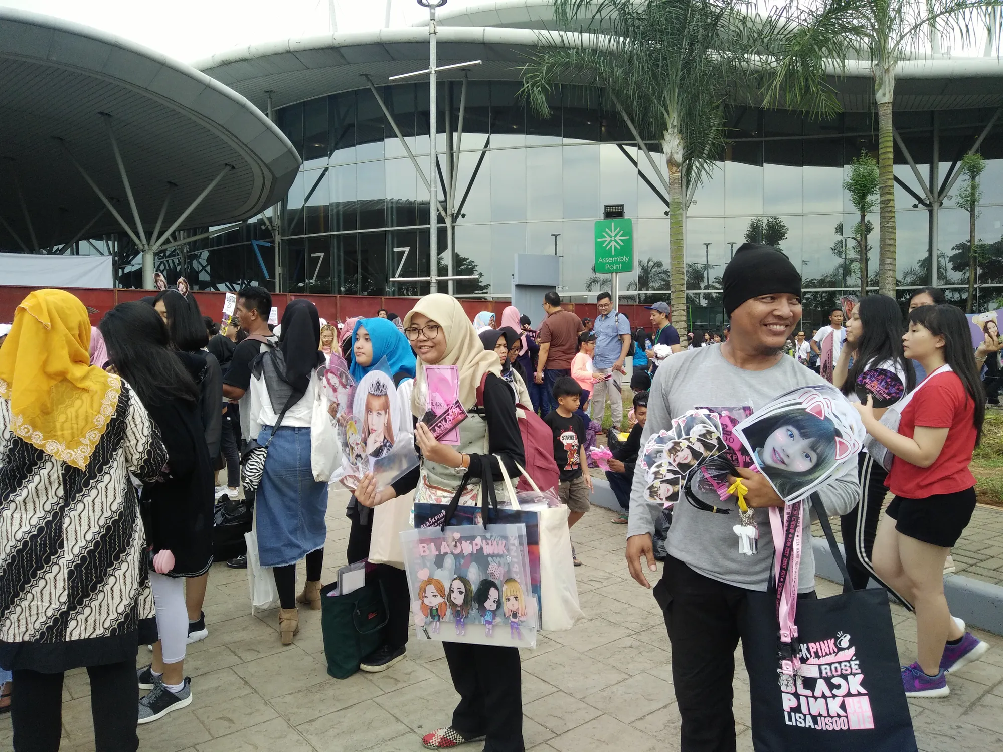 Suasana venue konser BLACKPINK © KapanLagi.com®/Nuzulur Rakhmah