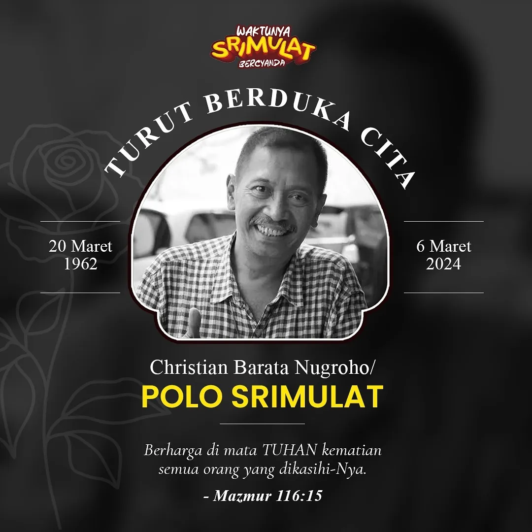 Artis Indonesia yang Meninggal di Tahun 2024, Penuh Kenangan. (Instagram.com/polo_srimulat)