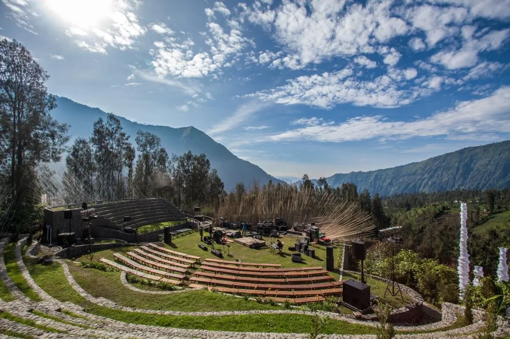 Alam yang ada di sekitar venue Jazz Gunung Bromo © Jazz Gunung Bromo