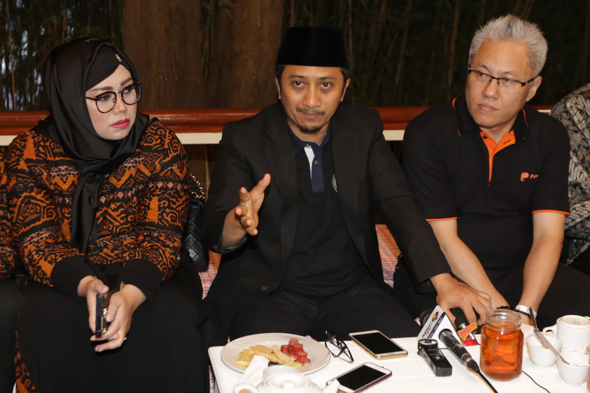 Yusuf Mansur di acara Paytren Vaganza. © KapanLagi.com/Adi Abbas Nugroho