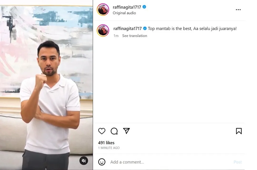 (c) Instagram/raffinagita1717