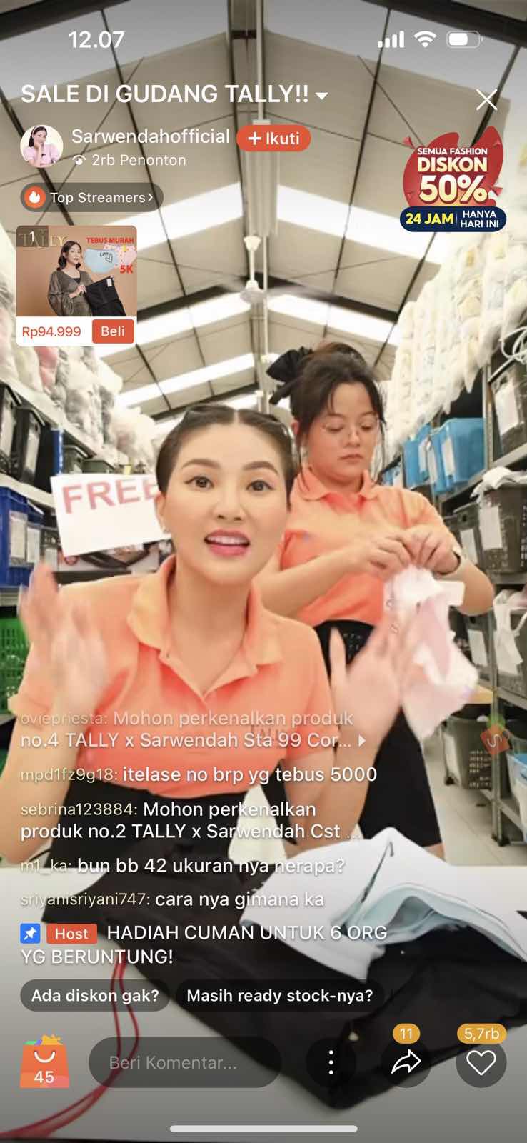 Shopee Live Session