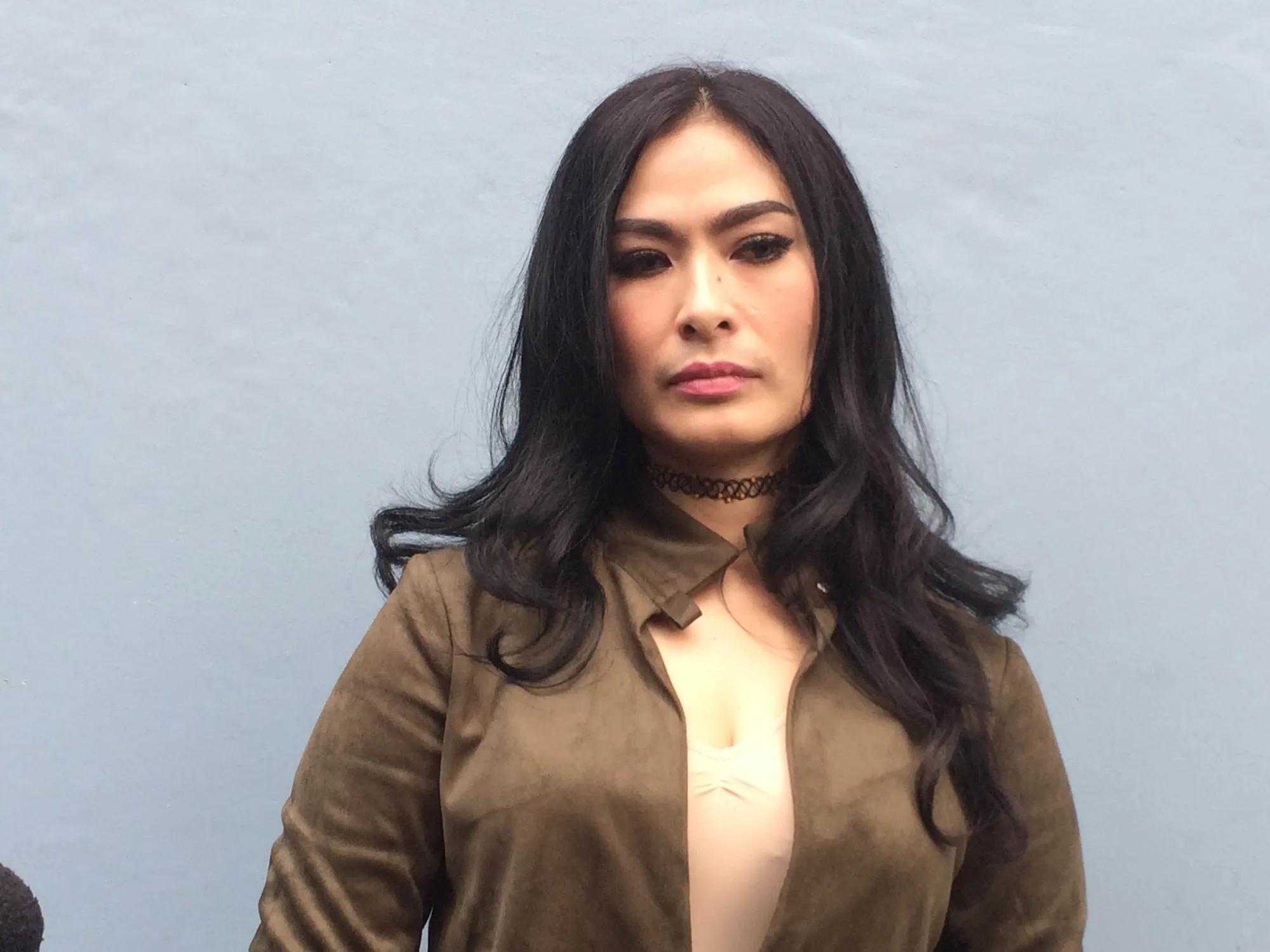 Iis bangga anaknya sudah bisa mandiri © KapanLagi.com®/Fikri Alfi Rosyadi