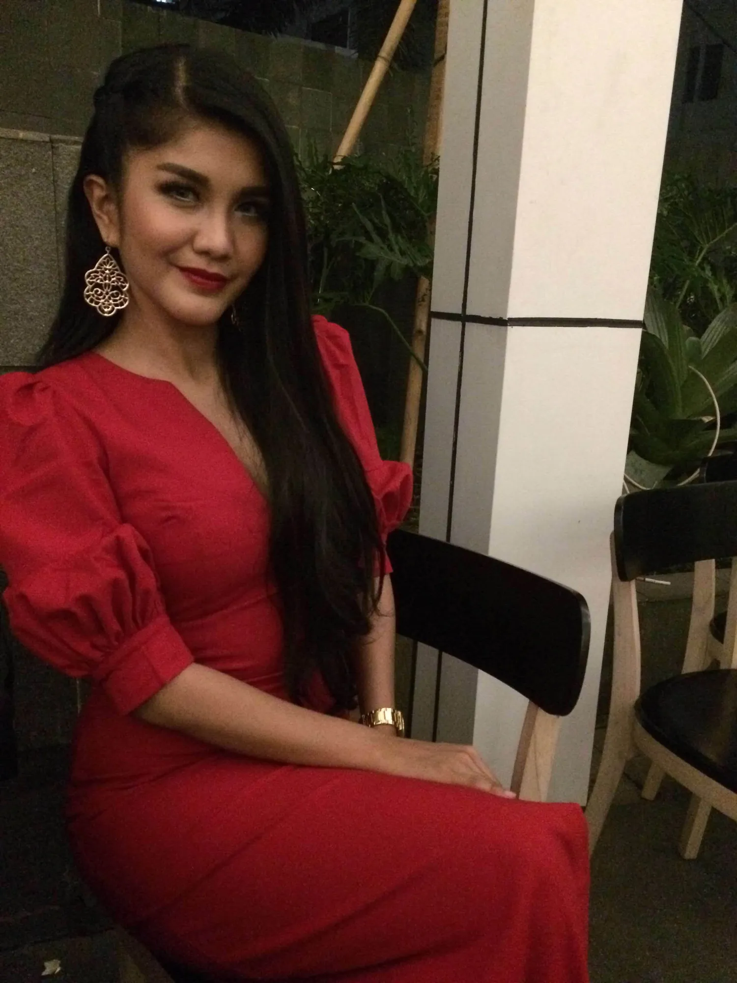 Mega nikmati aktivitas baru sebagai penyiar © KapanLagi.com®/Nuzulur Rakhmah