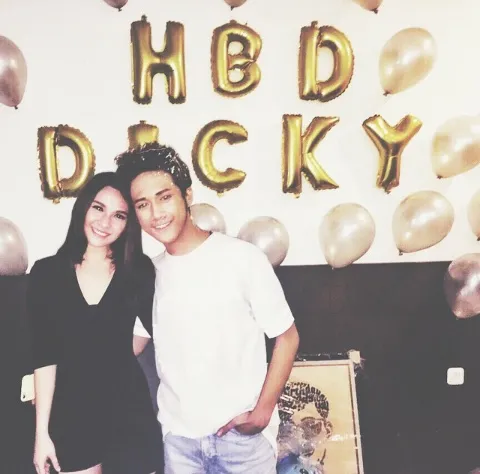 Yuniza Icha sempat memberikan kejutan di hari ulang tahun Dicky SMASH © KapanLagi.com®