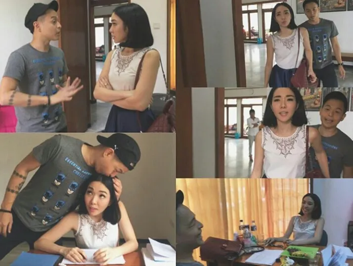 Reading film 'CTS', Ernest dan Gisel mesra © Instagram/@gisel_la