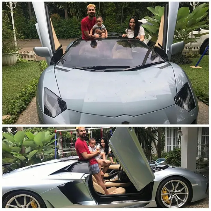 Raffi Ahmad punya mobil Lamborghini baru © Instagram.com/raffinagita1717