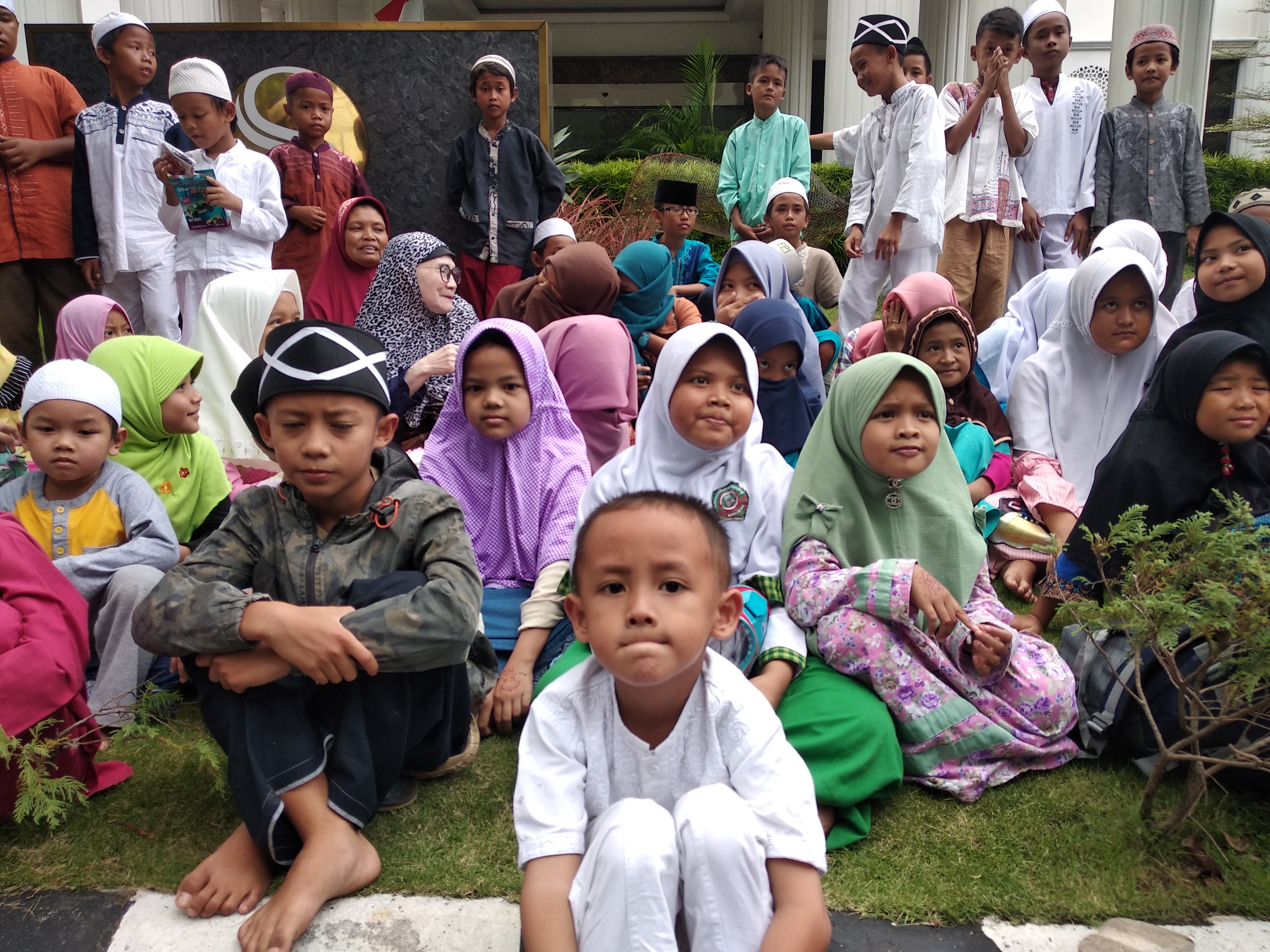 Potret anak yatim di acara buka bersama Nassar ©KapanLagi.com/Irfan Kafril