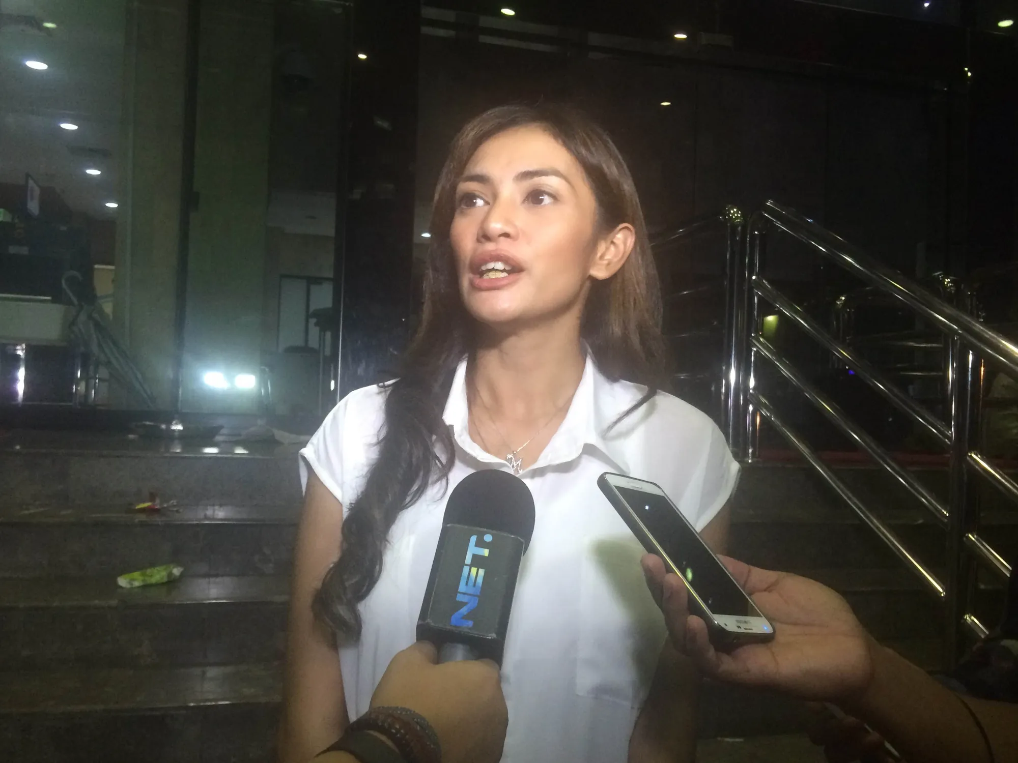 Masayu Anastasia jadi ketua mafia dan dalang serangkaian pembunuhan. ©KapanLagi.com/Adi Abbas Nugroho