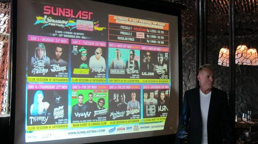 Line Up Sunblast Ultraglow 2014 Bali @ KapanLagi.com®/Mathias