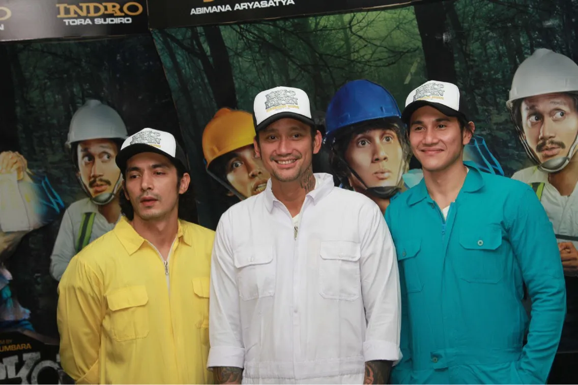 Tora balik promo 'WARKOP DKI REBORN: JANGKRIK BOSS PART 2' © KapanLagi.com®/Abbas Aditya