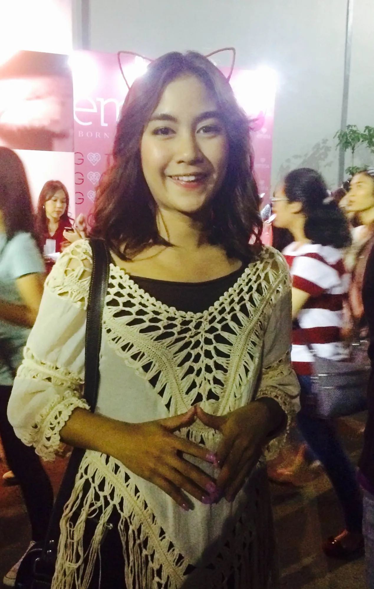 Anisa Rahma dandan ala Ariana Grande © Kapanlagi.com®/Abbas Adi Nugroho