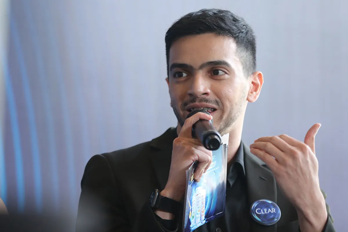 dr. Farhan selaku Medical Doctor and Health Content Creator menjadi narasumber di acara CLEAR Dandruff Expert: Hair Enthusiast x Expert Connect, Selasa (5/3)/Daniel Kampua.