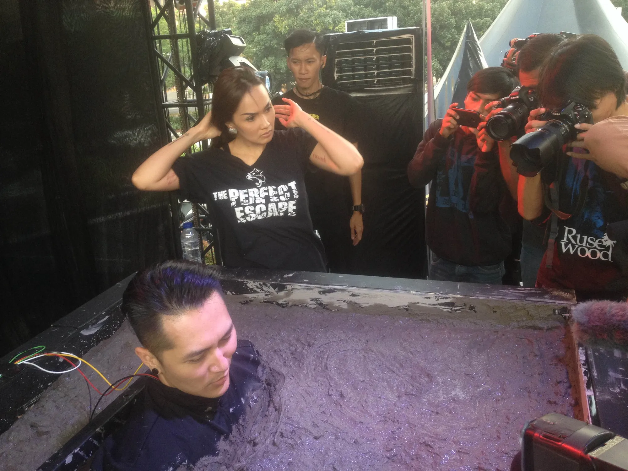 Demian mengaku ia seperti berenang di kedalaman 200 m © KapanLagi.com®/Fikri Alfi Rosyadi
