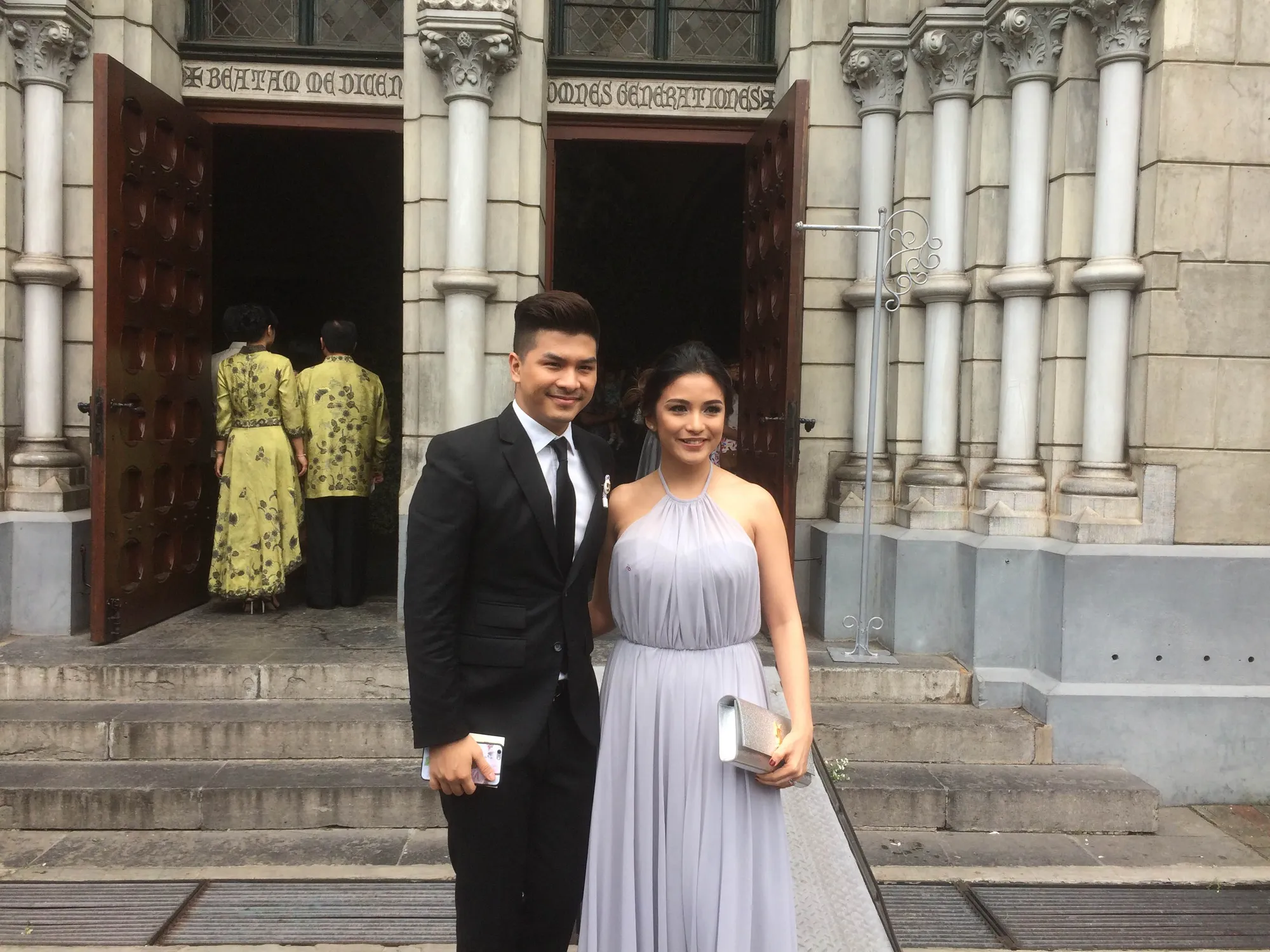Chelsea dan Glenn hadir di pernikahan Sandra Dewi/©KapanLagi.com®/Mathias Purwanto