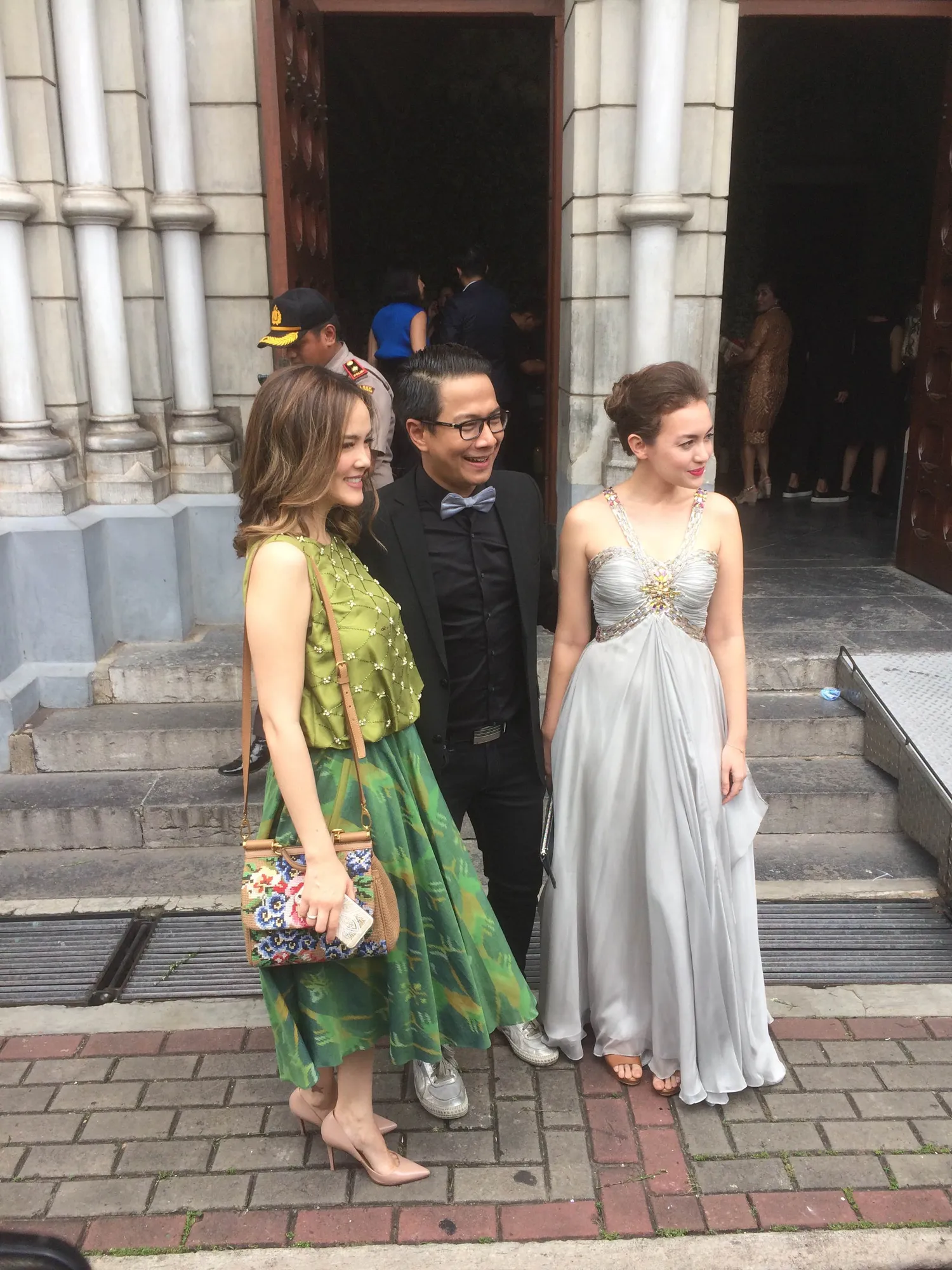Cathy Sharon, Rianti Cartwright & Delon © Kapanlagi/Mathias Purwanto