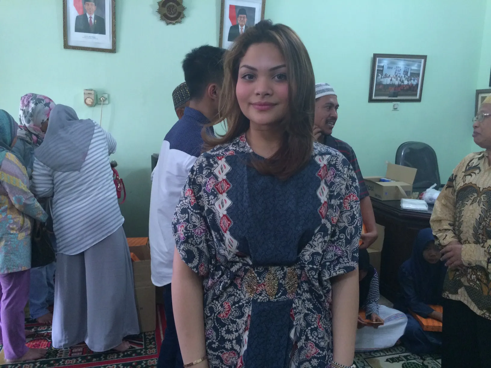 Nadira Adnan mengungkap hubungannya dengan Al Ghazali hanya sebatas berteman. ©KapanLagi.com/Hendra Gunawan