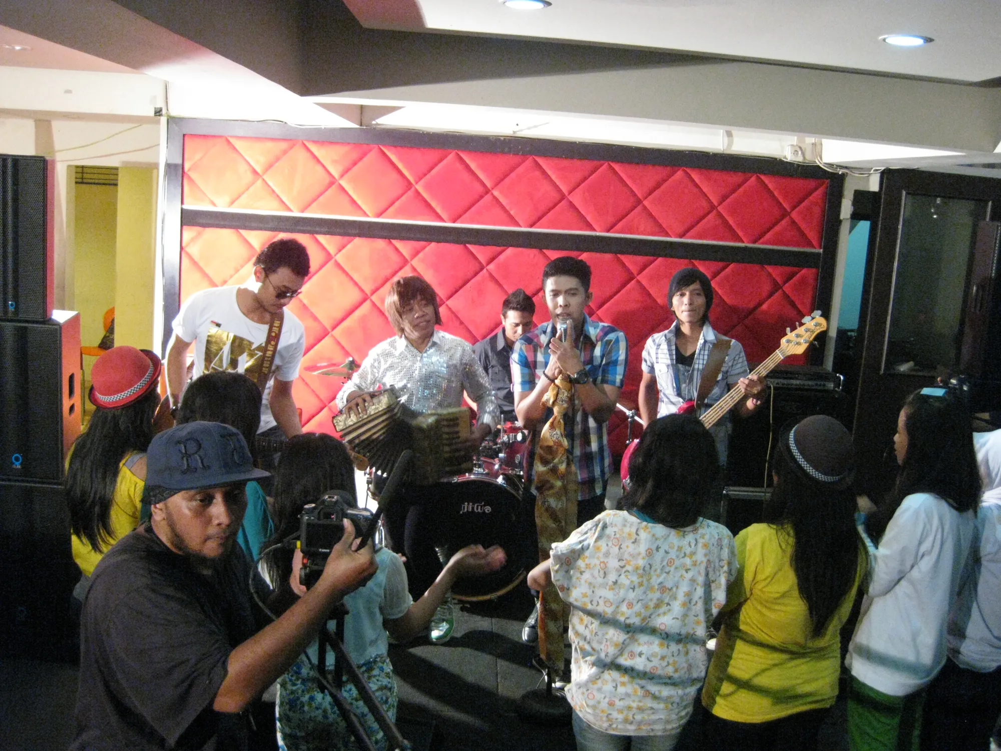 Suasana syuting video klip Jiwa