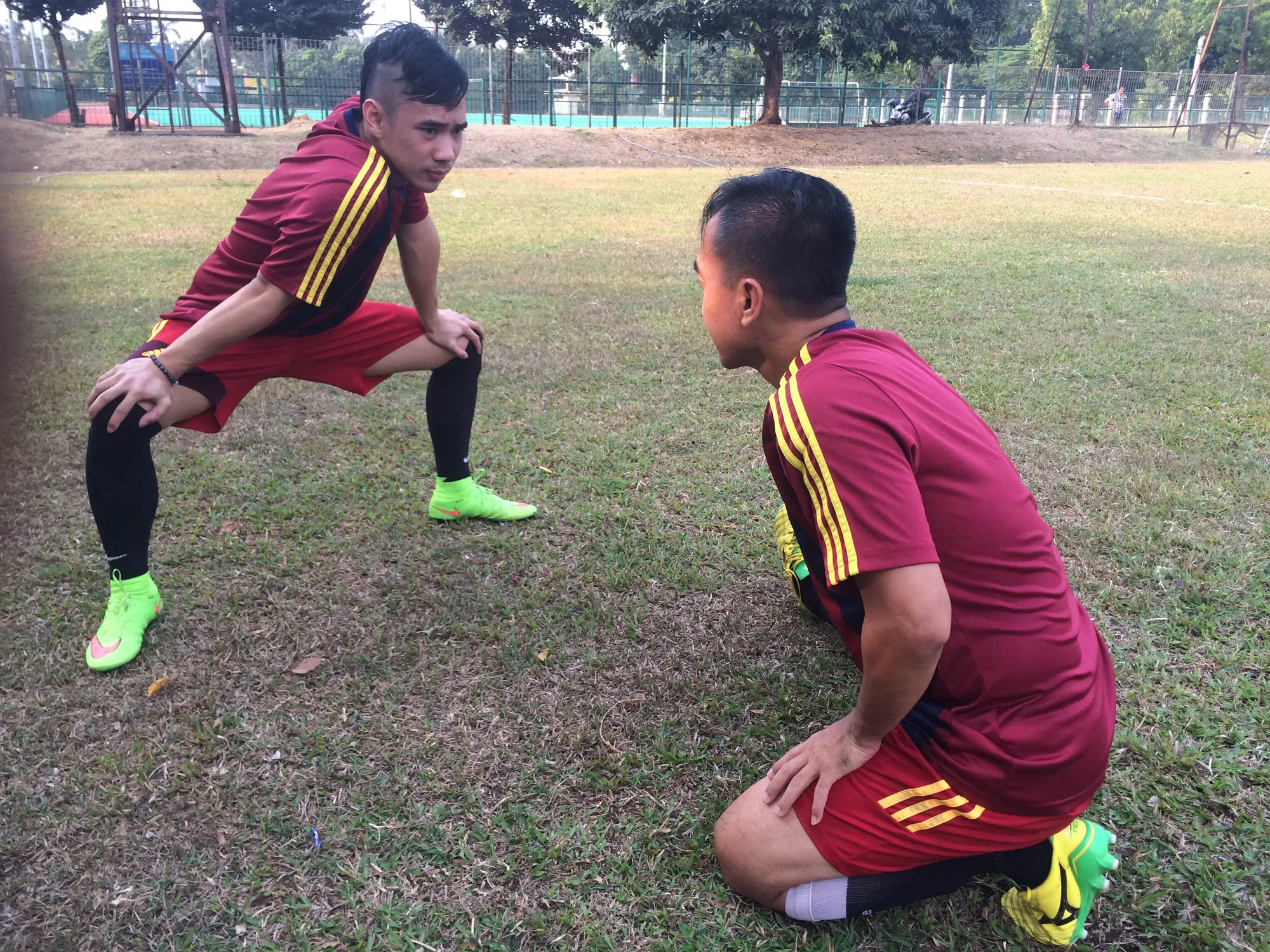 Ikmal dan Rico tetap senang meskipun kalah © KapanLagi.com®/Fikri Alfi Rosyadi