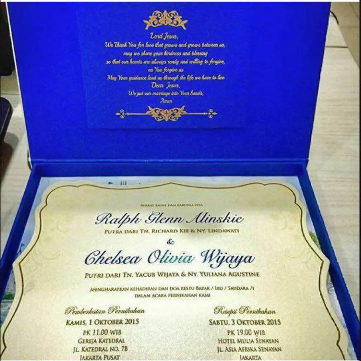 Beredar undangan Chelsea & Glenn © KapanLagi.com®
