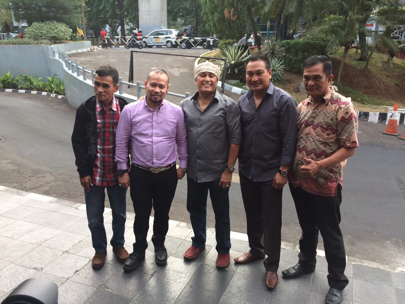  Papa T. Bob, Wahyu WHL, Rudy Loho, Youngky RM dan Ryan Kyoto layangkan gugatan buat Inul Vizta © Kapanlagi.com®/Hendra Gunawan
