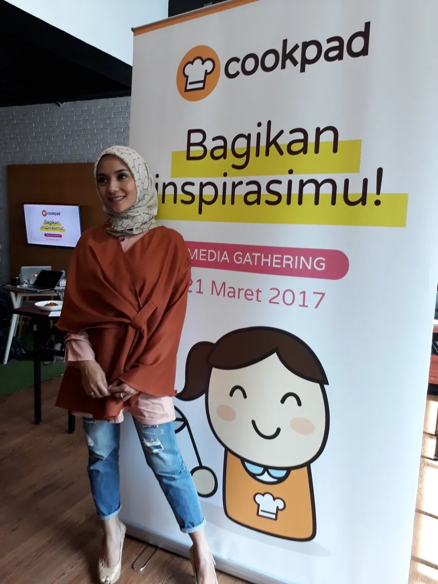 Enno Lerian bisa bahagiakan suami lewat masakannya © KapanLagi.com®/Mathias Purwanto