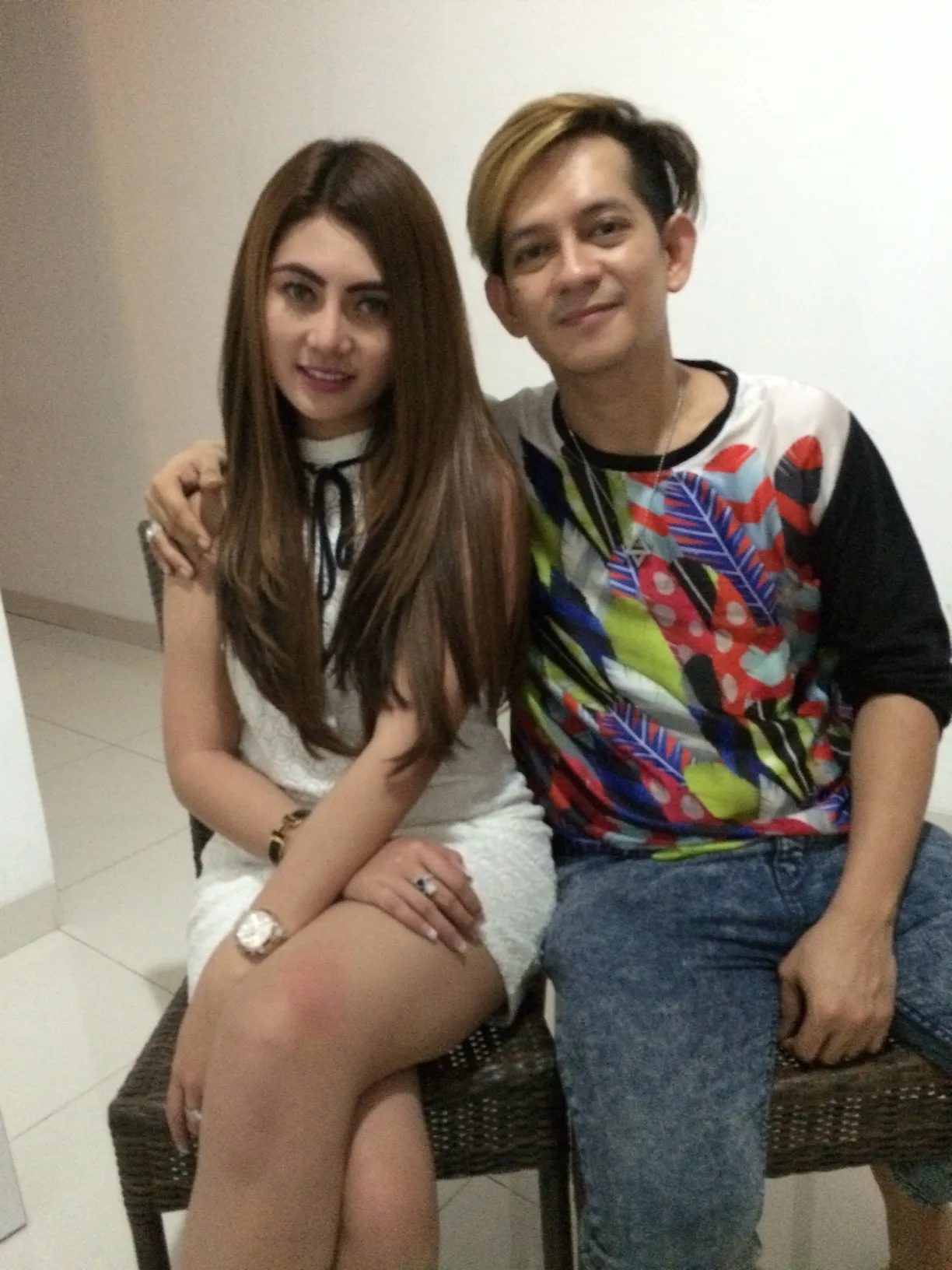 Jupiter dan pacar barunya, Widuri © KapanLagi.com®/Hendra Gunawan