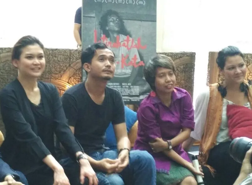 Melanie Subono ikut main dalam film ISTIRAHATLAH KATA-KATA © KapanLagi.com®/Abbas Aditya