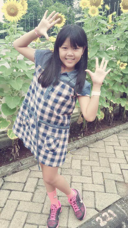 Olga Jelita promosikan lagu Lindungi Kami. ©dokumentasi pribadi